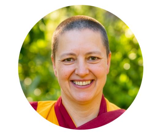 Avec Guèn Kelsang Shri